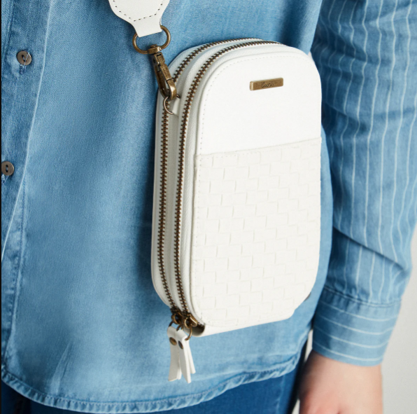 PORTA CELULAR 2 COMPARTIMIENTOS CON STRAP